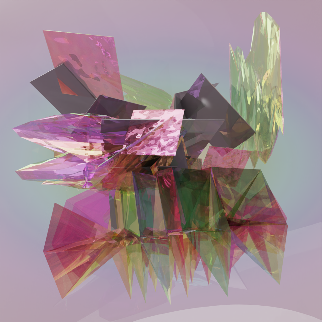 Occult Landscapes NFT Collection Designer 3D Render Blender n 83