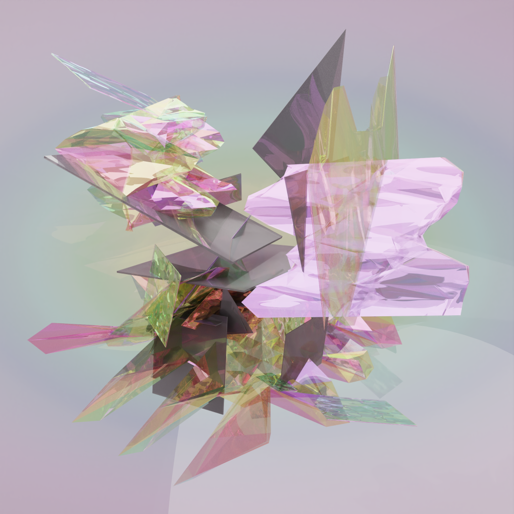 Occult Landscapes NFT Collection Designer 3D Render Blender n 88